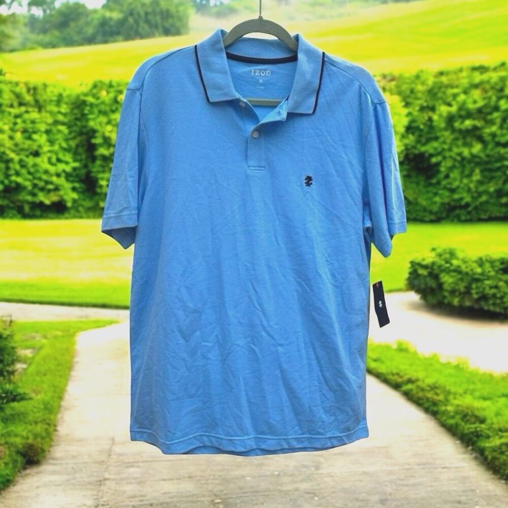 New‎ IZOD Men's Natural Stretch Advantage Performance Polo Shirts - Size Medium